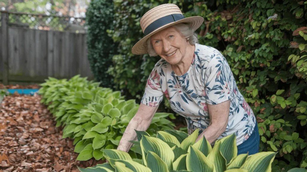 gardening for seniors hostas
