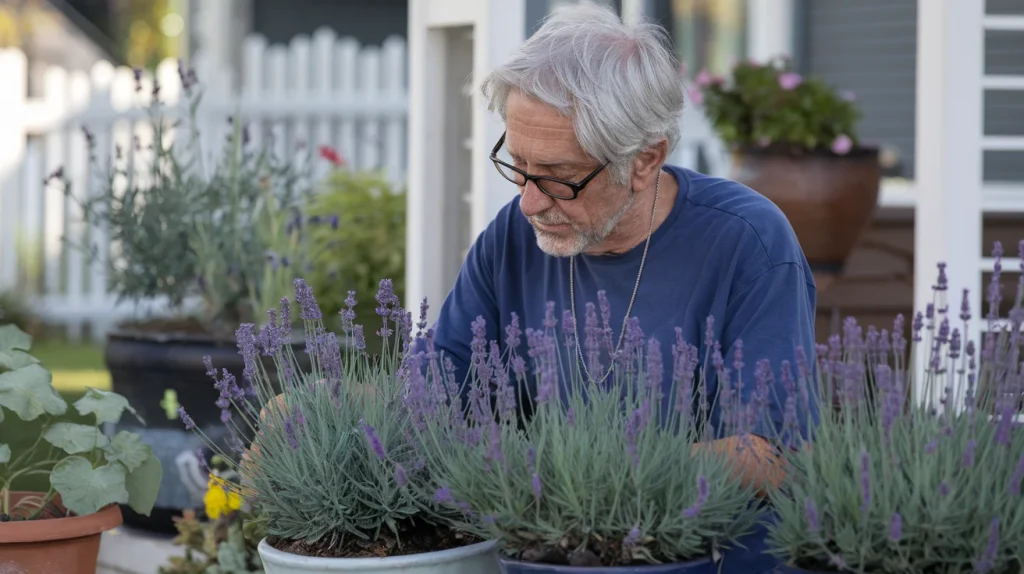 gardening for seniors lavendar