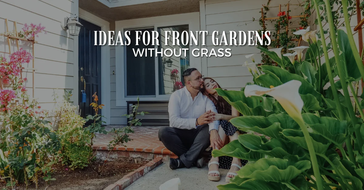 ideas for front gardens without grass