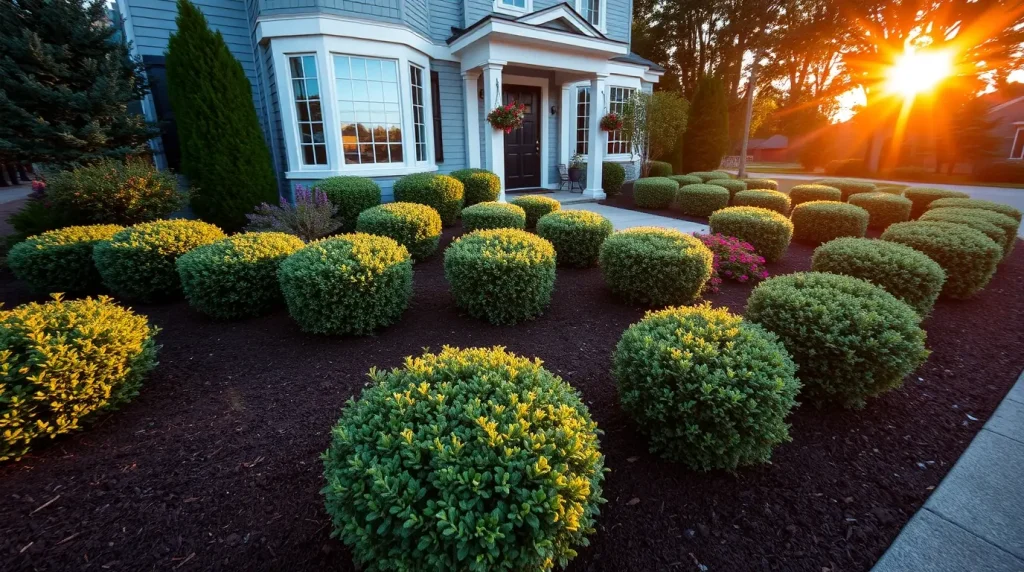 shrubby plants home garden