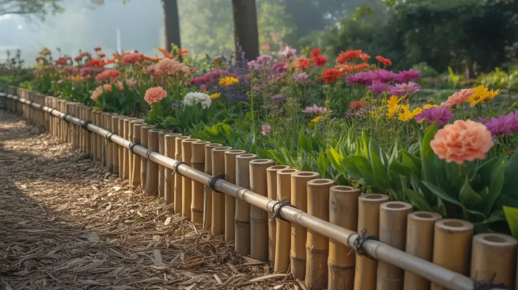 bamboo fence ideas for outdoor space image