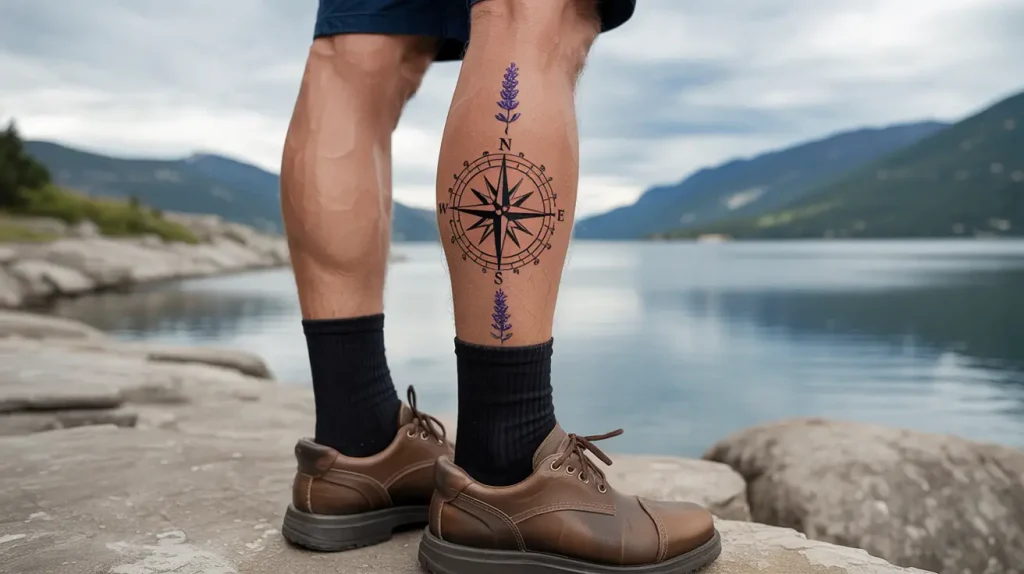 lavender on the calf