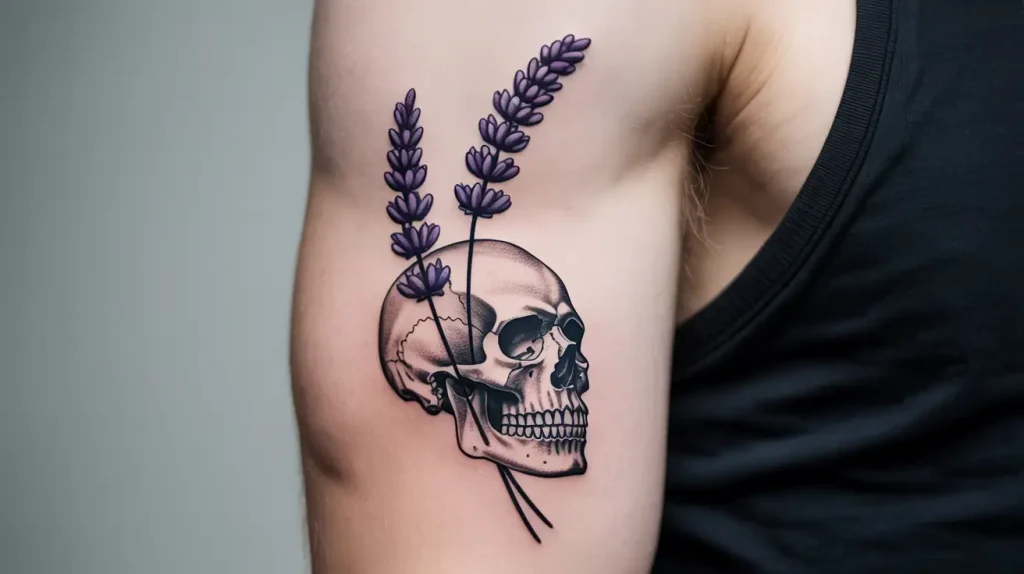 lavender tattoos for men