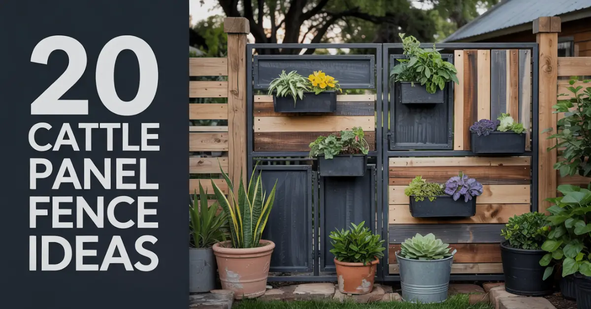 20 cattle panel fences ideas best