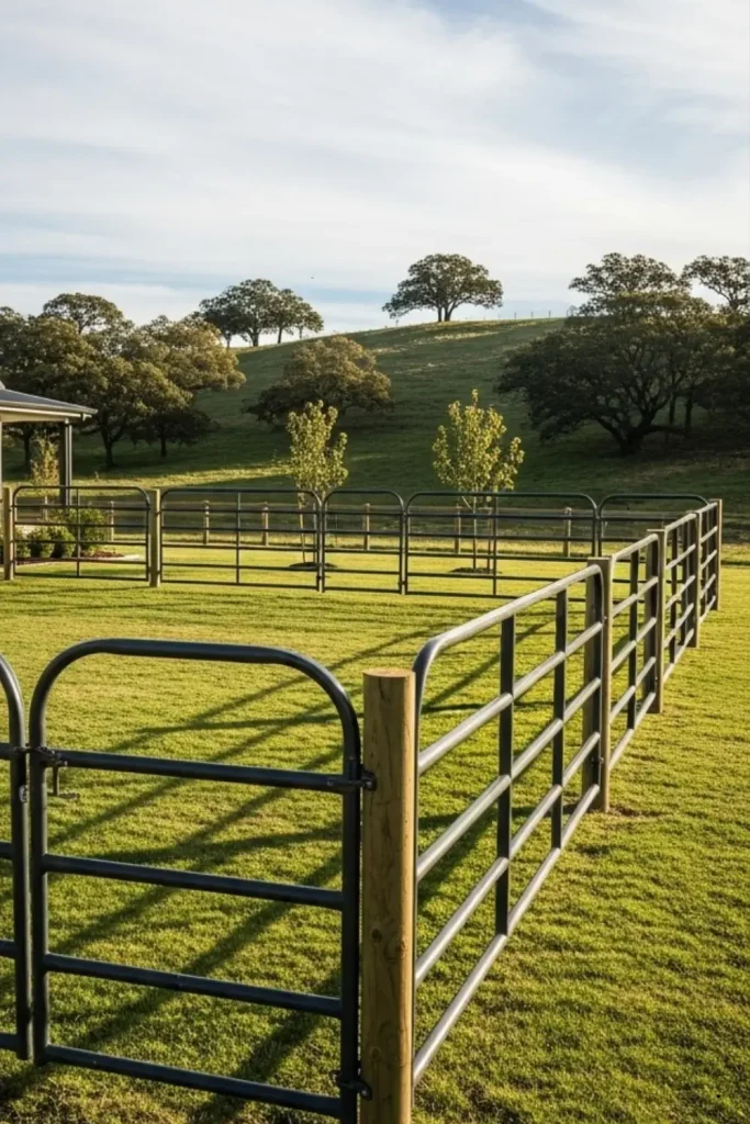 arched cattle panel fence ideas