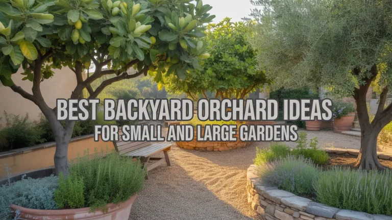 beautiful backyard orchard ideas