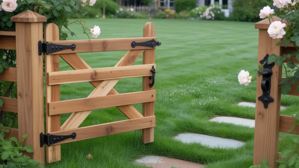 garden gate ideas half height