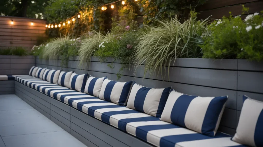 modern outdoor garden wall