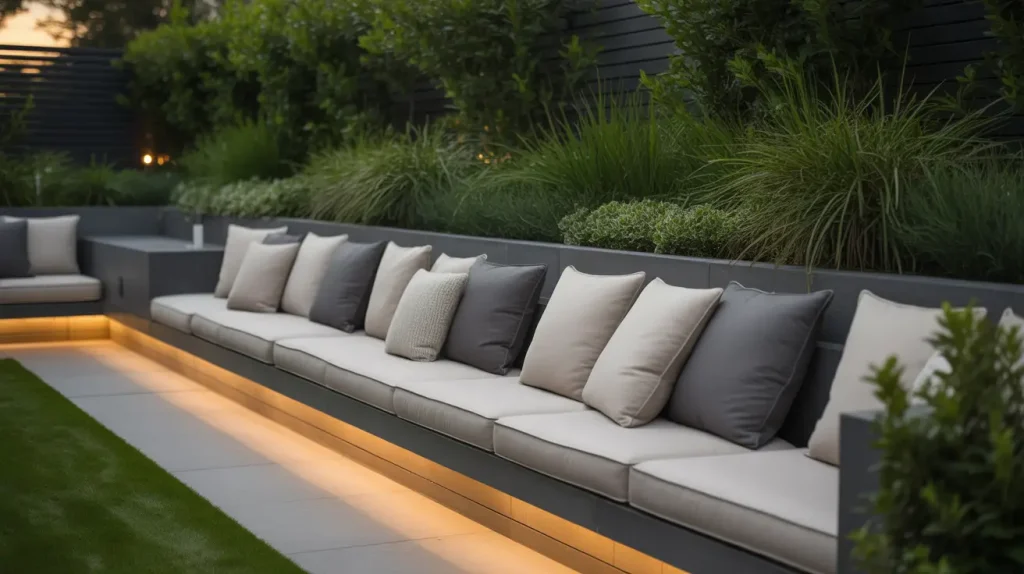 modern outdoor garden wall idea