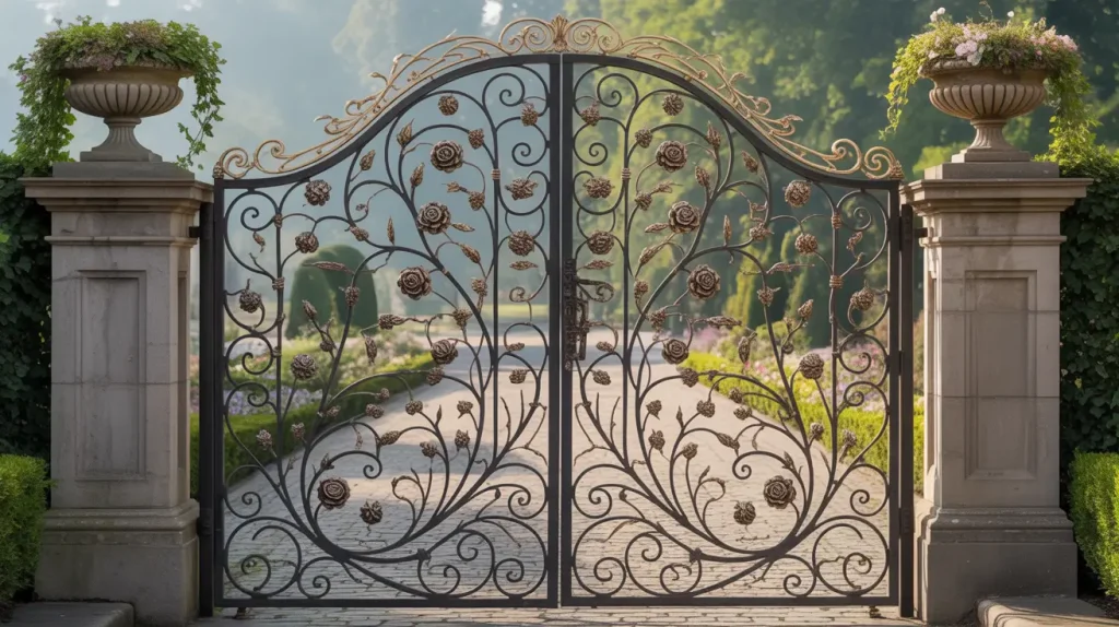 ornamental garden gate