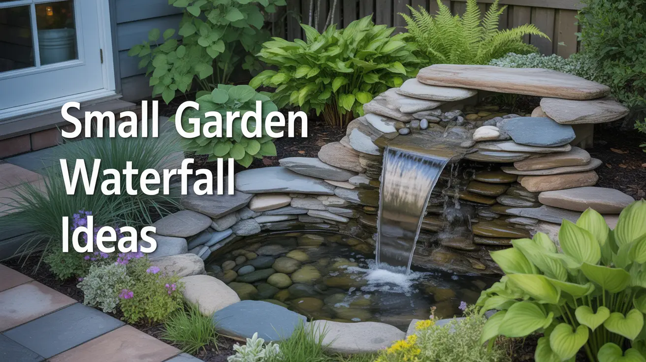 small garden waterfall ideas for outer space