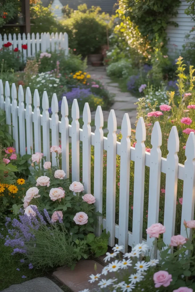 white picket fence ideas