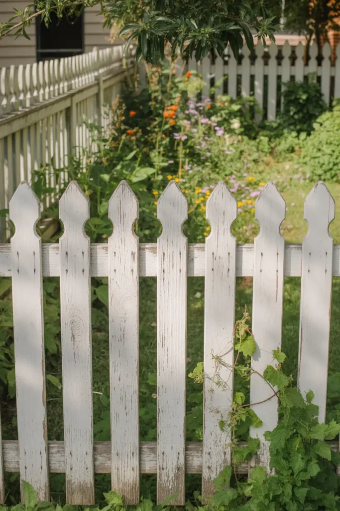 white pickets fence ideas