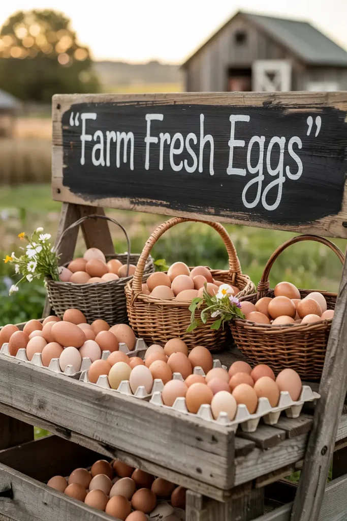 eggs farmstand