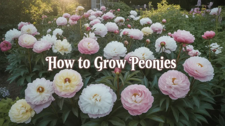 how to grow peonies
