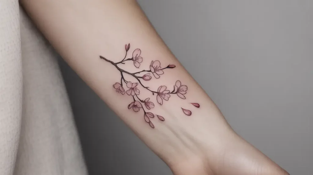 cherry blossom tattoo