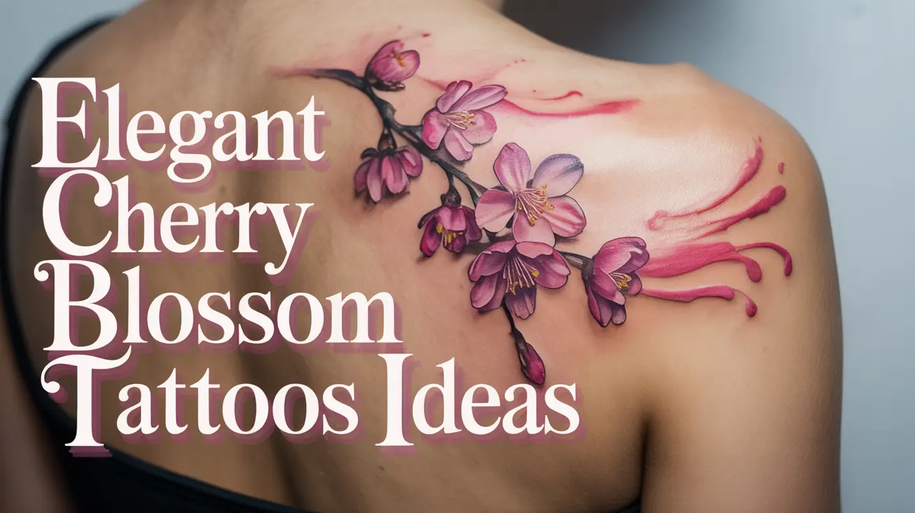 cherry blossom tattoos ideas
