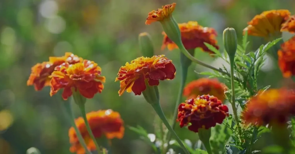 cucumber companion plants marigold