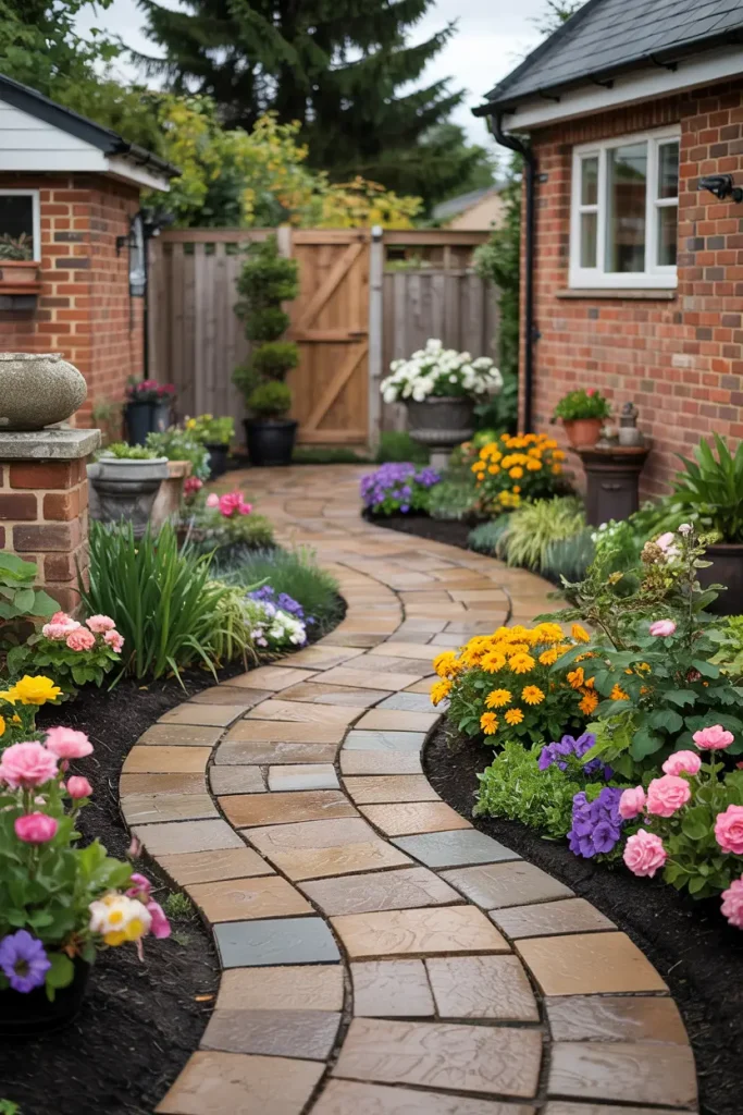 flower garden pathway ideas