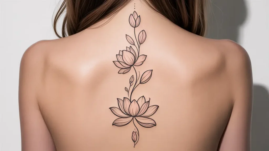 flower tattoos lotus