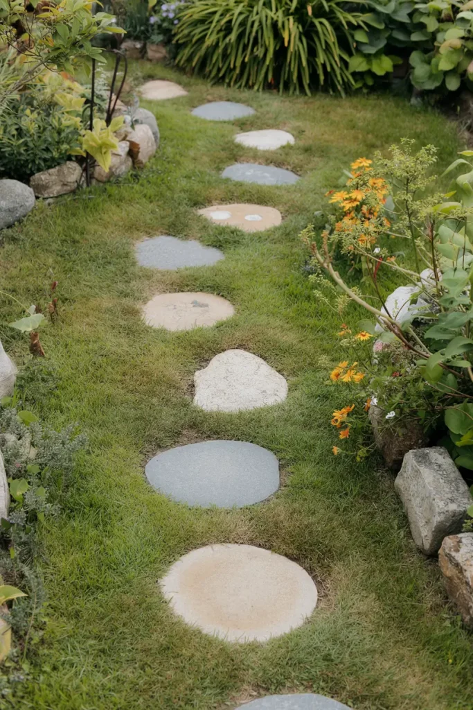 garden pathway ideas grass