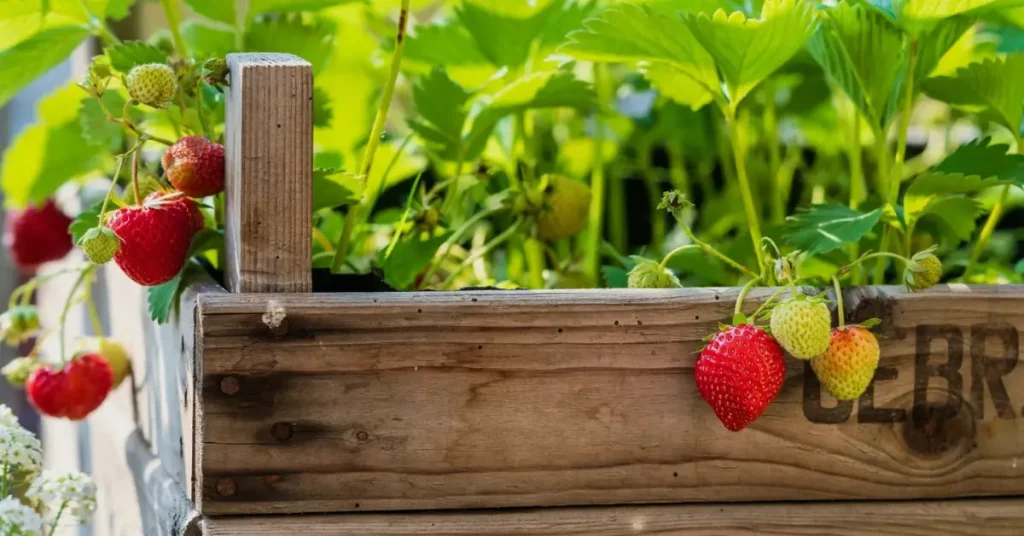 how to grow strawberries in raised garden beds