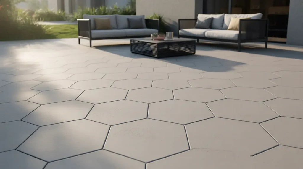 modern concrete patio ideas