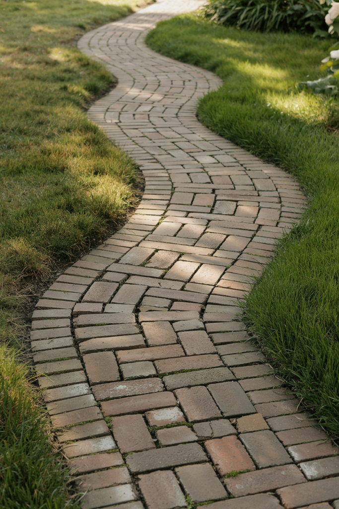 simple garden pathway