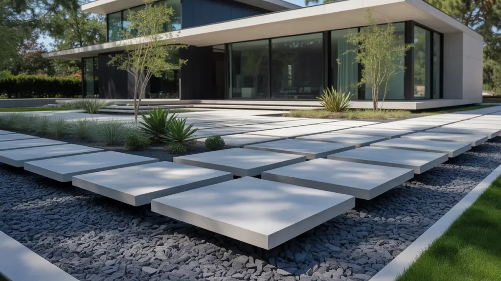 small modern concrete patio ideas