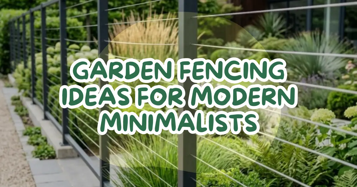 15 Garden Fencing Ideas for Modern Minimalists featured image