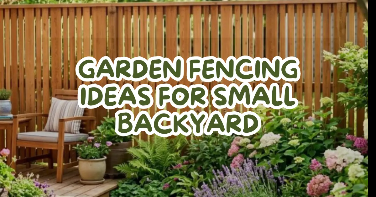 garden fencing ideas for small backyard featured image