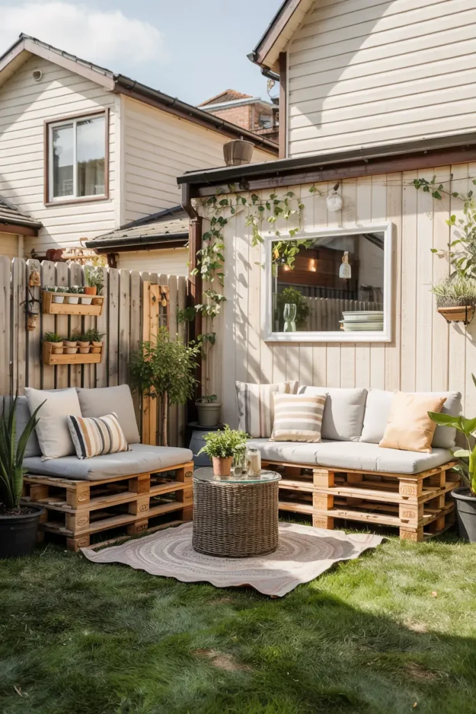 garden fencing ideas for small backyard rustic