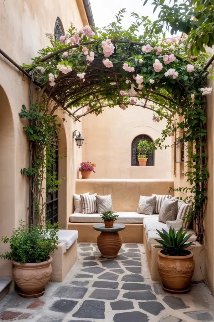 mediterranean courtyard garden ideas