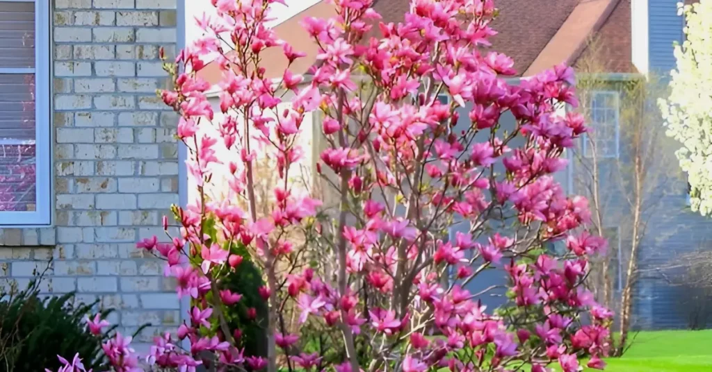 trees with pink flowers pic