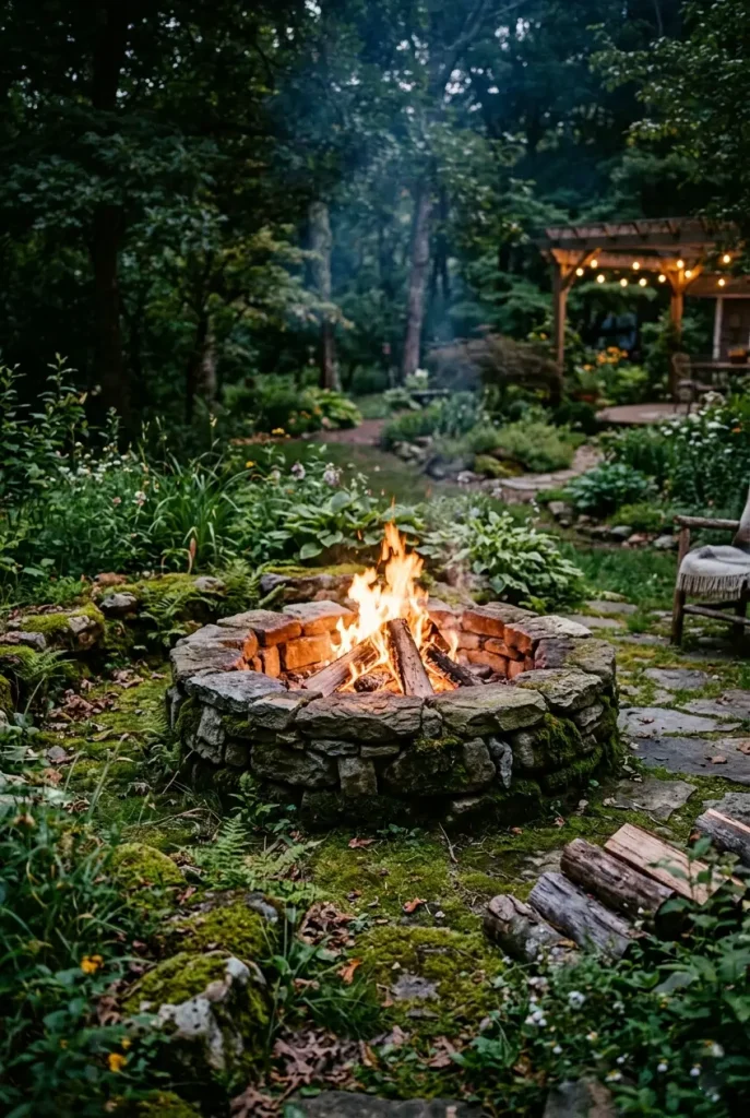 backyard firepit ideas image