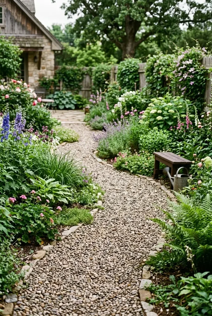 backyard walkway ideas gravel