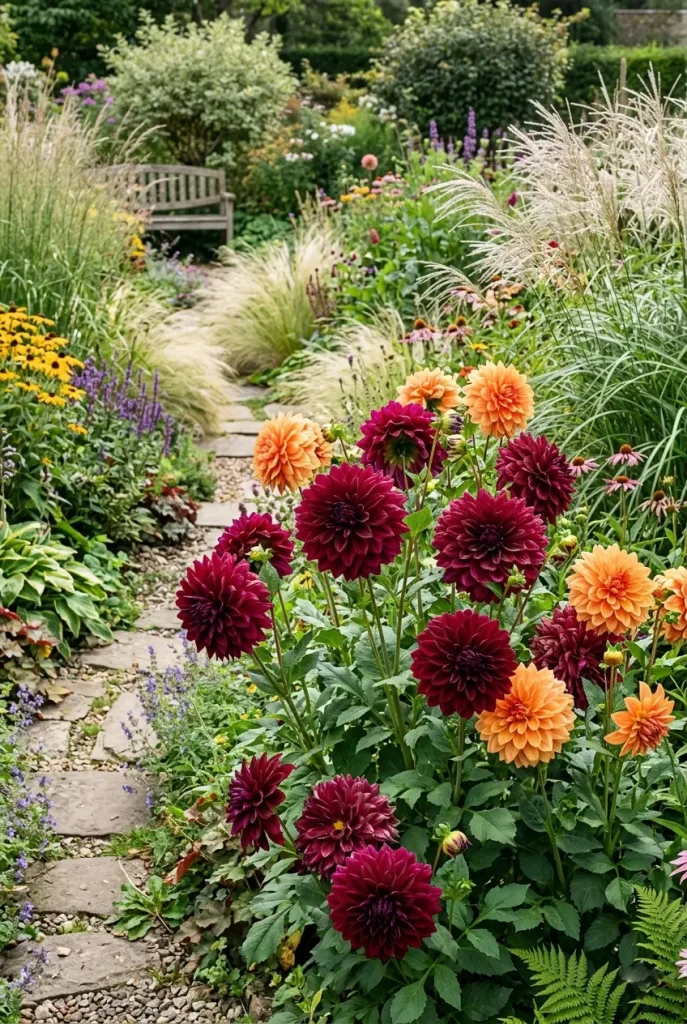 dahlia garden ideas dinnerplate