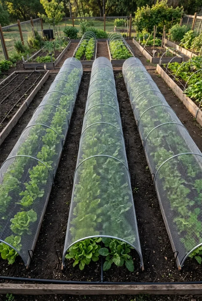 fencing to keep squirrels out of garden cloth