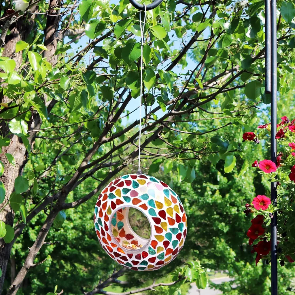 mosaic bird feeders