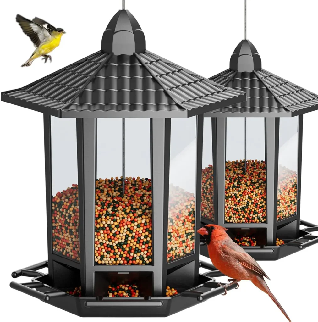 retro bird feeders
