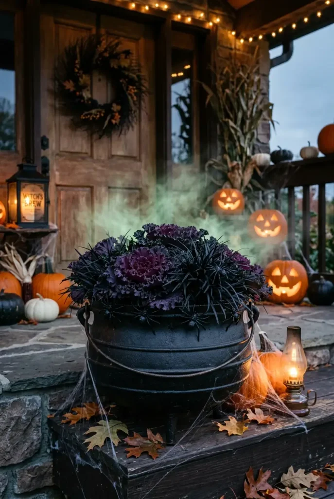 halloween planter ideas witch