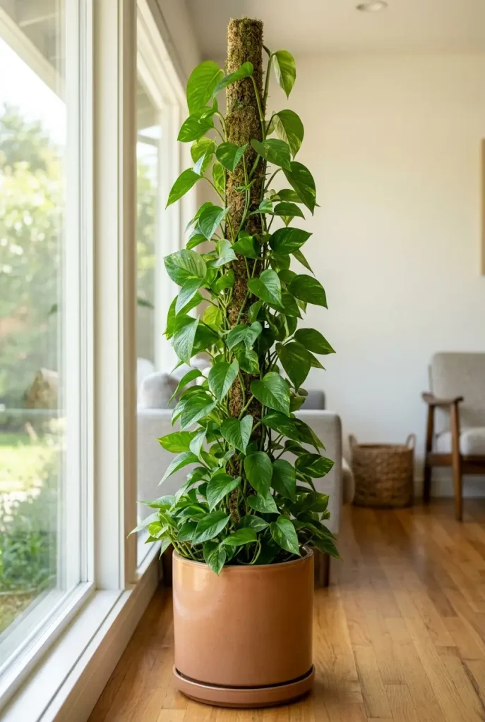 pothos climbing ideas 