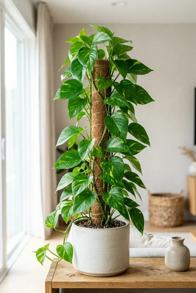 pothos climbing ideas on coir