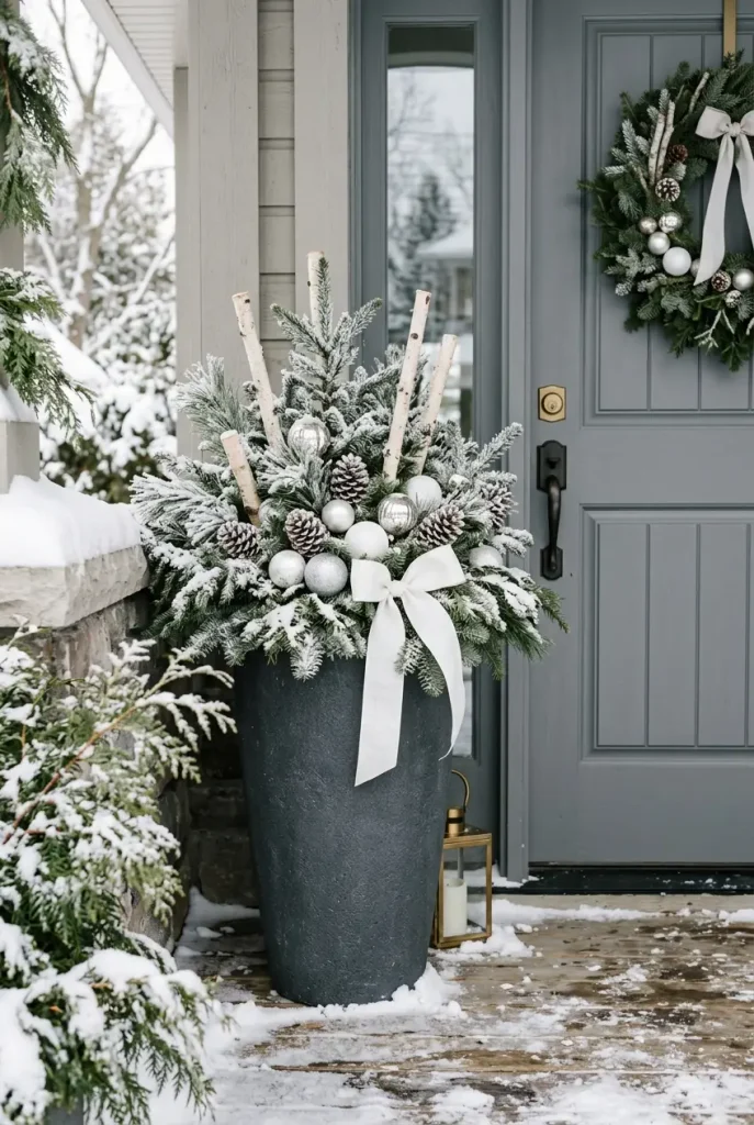 christmas planters ideas
